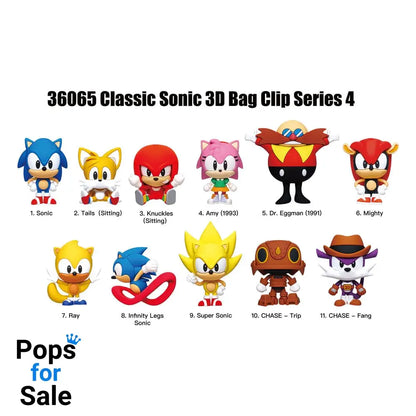 Sonic the Hedgehog PVC Bag Clips Series 4 Display (24) Keyrings