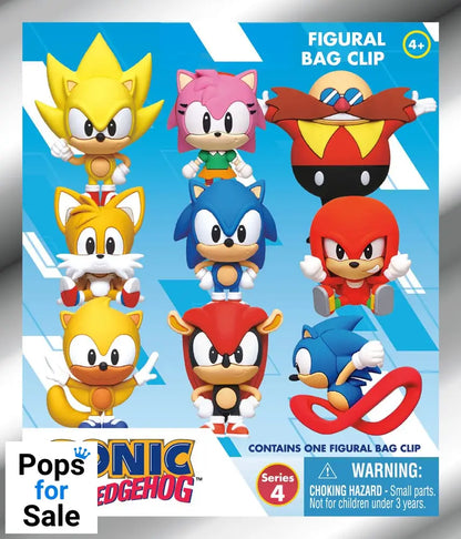Sonic the Hedgehog PVC Bag Clips Series 4 Display (24)