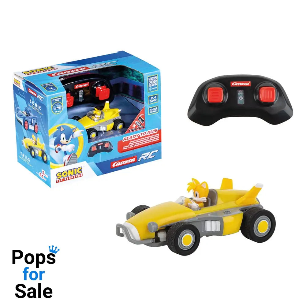 Sonic the Hedgehog RC remote-controlled Car 1/43 2.4GHz Mini Tails