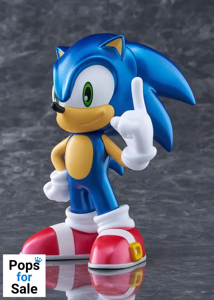 Sonic The Hedgehog Sofbi Vinyl Figure Sonic Metallic Ver. 15 cm