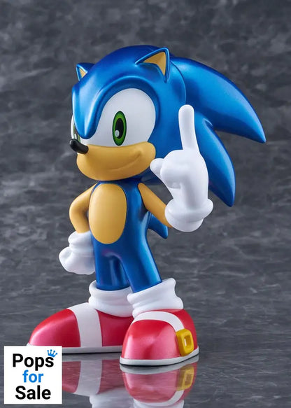 Sonic The Hedgehog Sofbi Vinyl Figure Sonic Metallic Ver. 15 cm