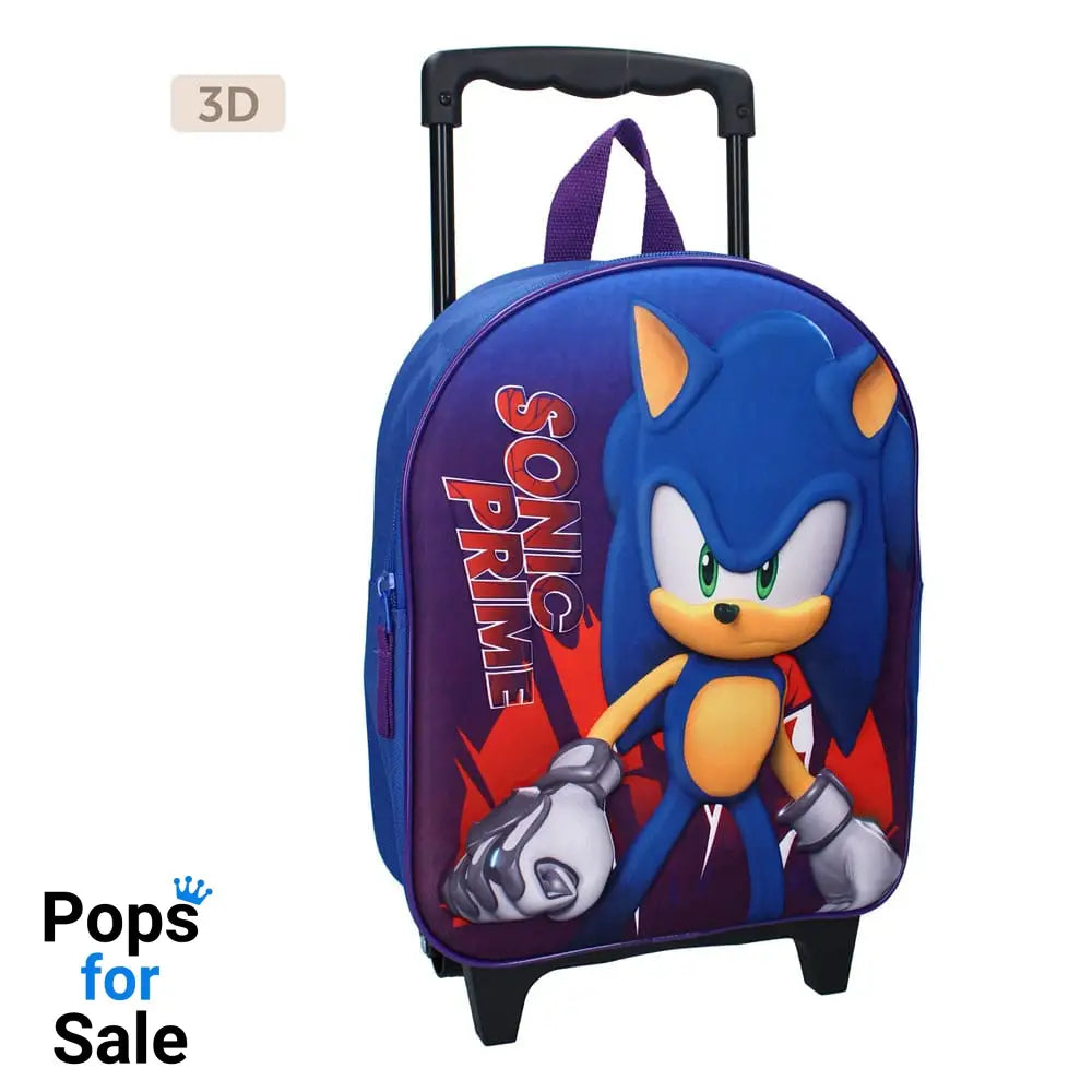 Sonic the Hedgehog Trolley Backpack 3D Sonic Prime Great Escapes 32 cm