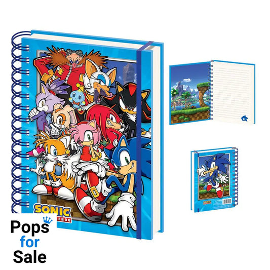 Sonic The Hedgehog Wiro Notebook A5 Green Hill Zone Gang