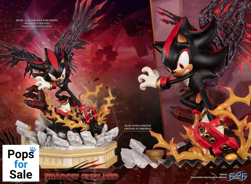Sonic X Shadow Generations Statue Shadow Evolved 58 cm