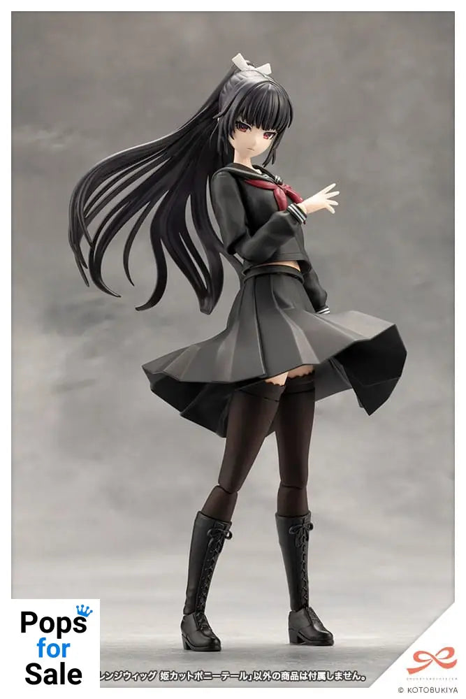 Sousai Shojo Teien Accessory set for action figures Arranged Wigs Hime Cut Pony Tail