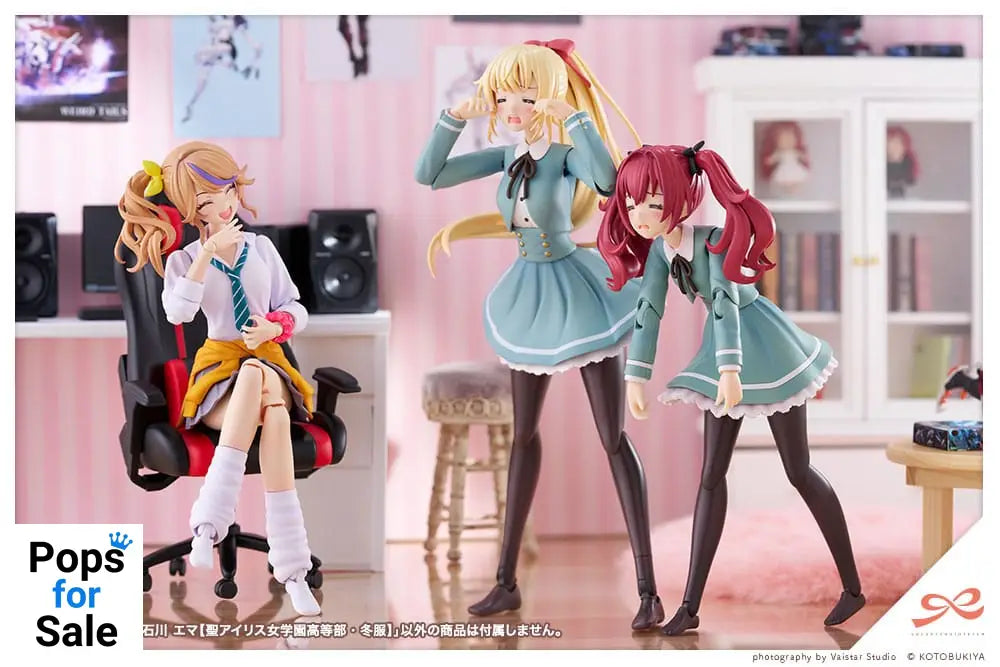 Sousai Shojo Teien Plastic Model Kit 1/10 Emma Koishikawa (St. Iris Gakuen Girl´s High School Winter Clothes) 14 cm