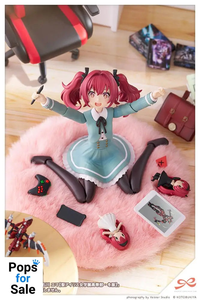 Sousai Shojo Teien Plastic Model Kit 1/10 Emma Koishikawa (St. Iris Gakuen Girl´s High School Winter Clothes) 14 cm