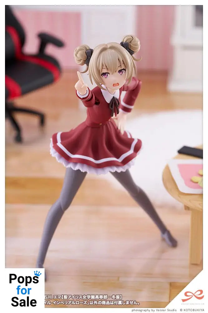 Sousai Shojo Teien Plastic Model Kit 1/10 Emma Koishikawa (St. Iris Gakuen Girl´s High School Winter Clothes) Dreaming Style Imperial Rose 14 cm