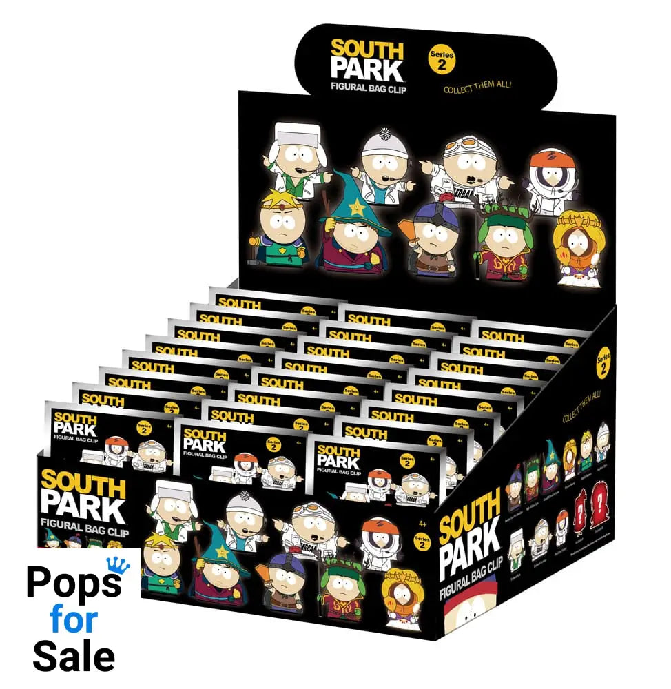 South Park 3D PVC Bag Clips Series 2 Display (24)
