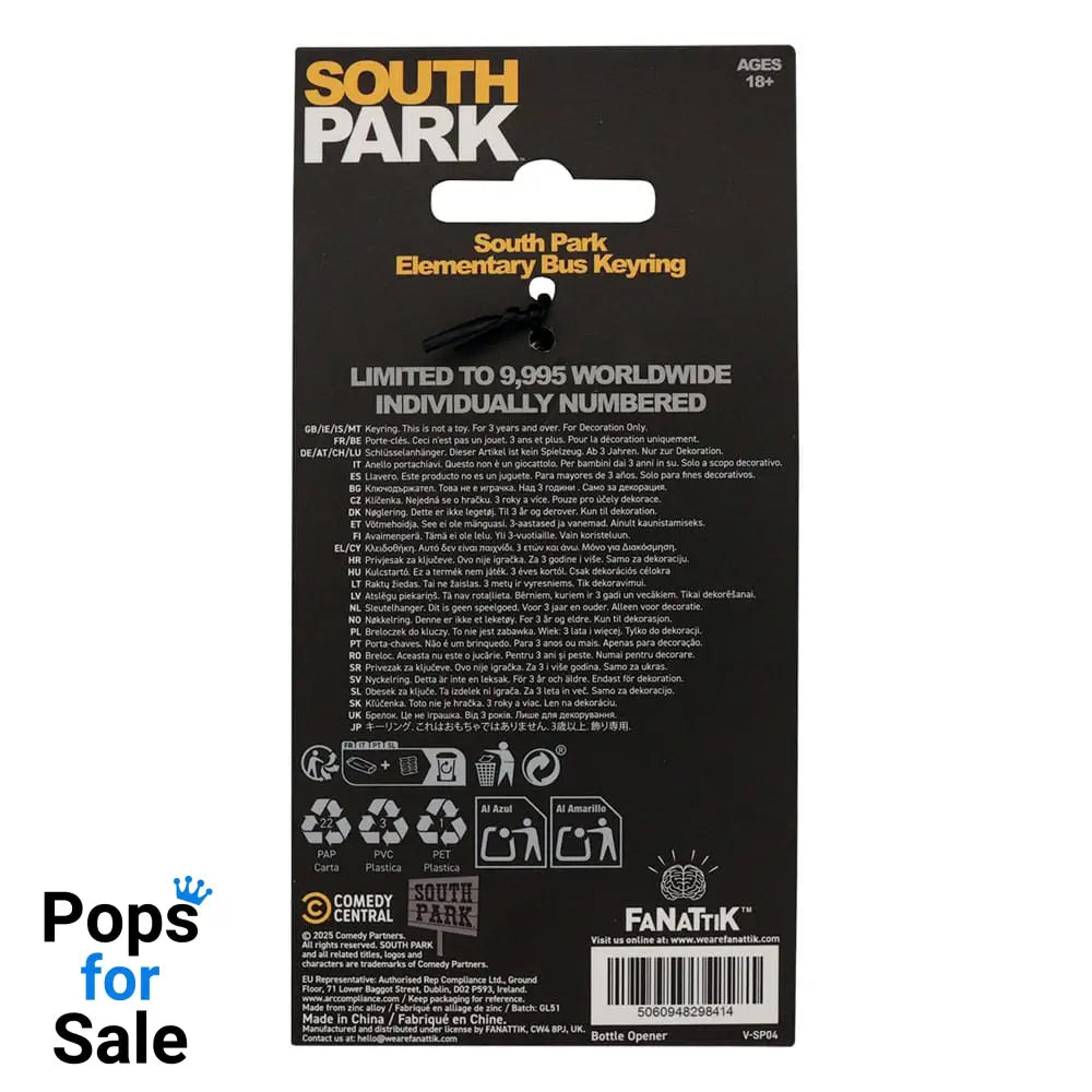 South Park Keychain School Bus Limited Edition