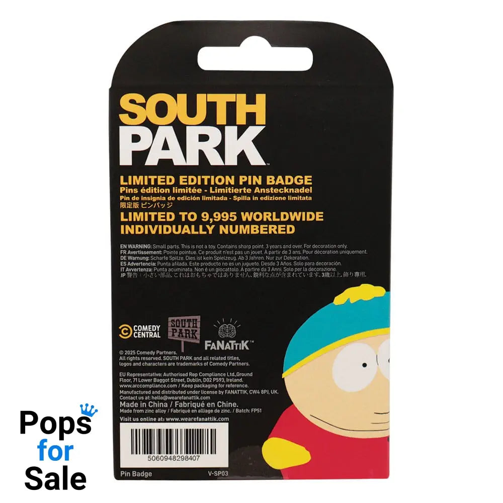 South Park Pin Badge Cartman Police Limited Edition