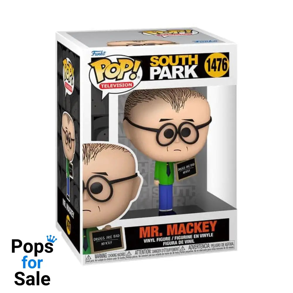 South Park POP! TV Vinyl Figure Mr. Mackey w/Sign 9 cm