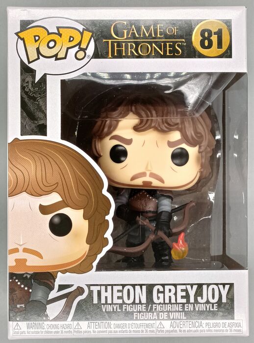 #81 Theon Greyjoy - Game of Thrones - Brand New Funko POP in Protector