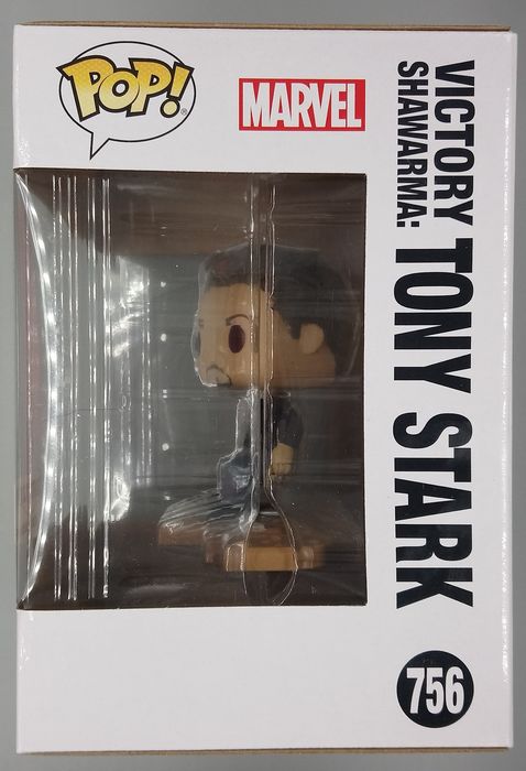 #756 Victory Shawarma: Tony Stark - Deluxe - Marvel Avengers Funko POP