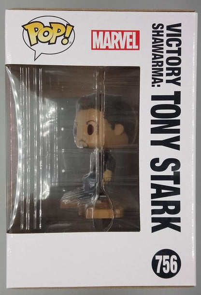 #756 Victory Shawarma: Tony Stark - Deluxe - Marvel Avengers Funko POP