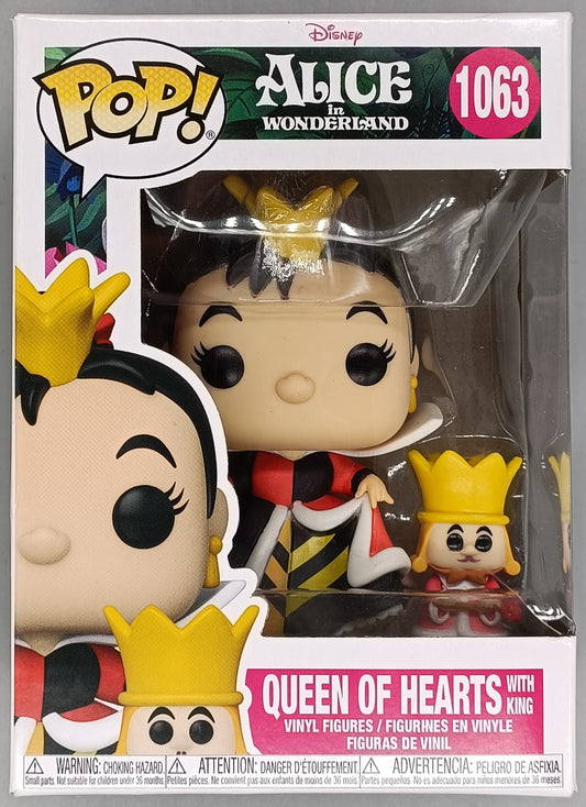 1063 Queen of Hearts (with King) Disney Alice in Wonderland Funko POP - Box Damaged