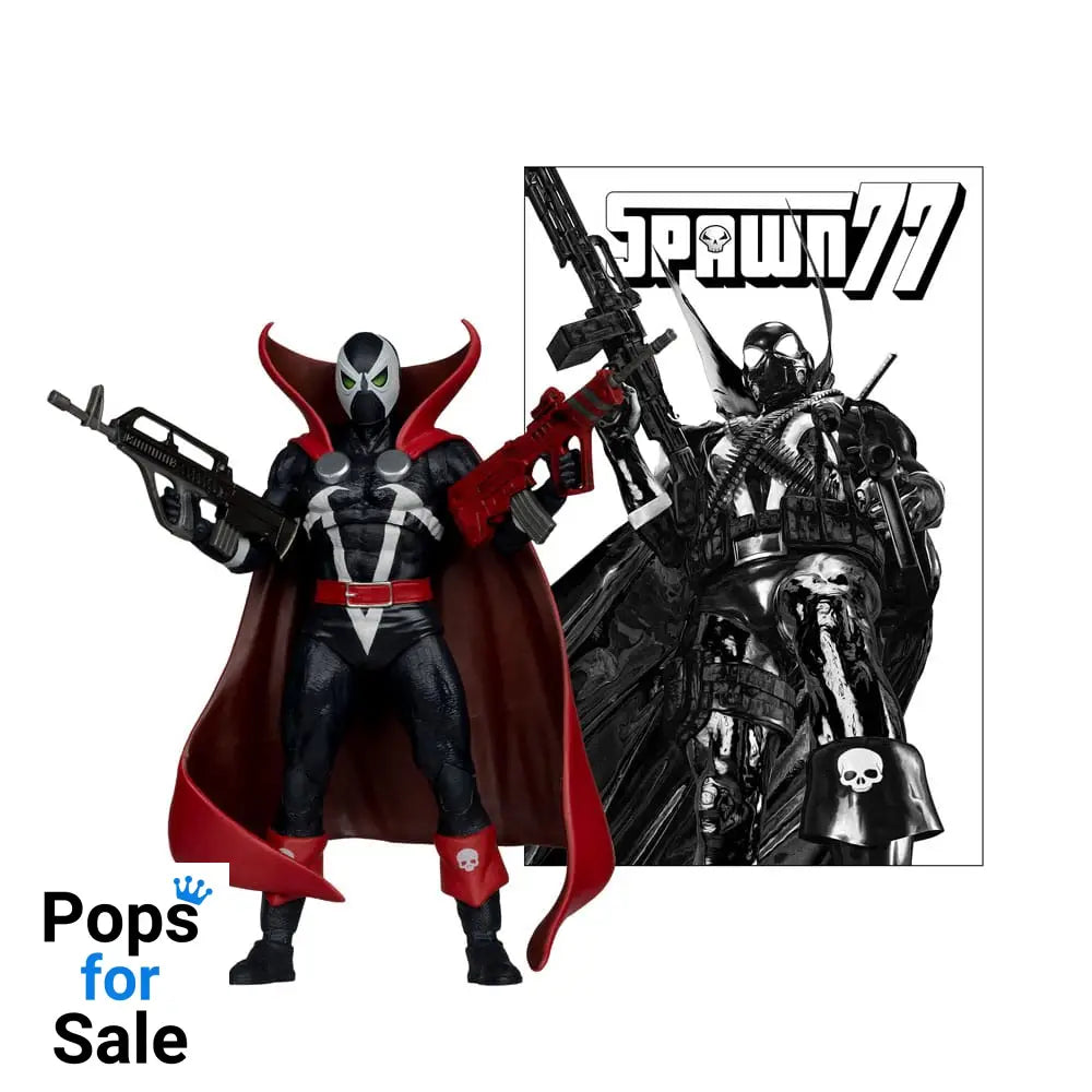 Spawn Page Punchers Action Figure Spawn 1977 Red and Black (Chase) Red Platinum Edition 18 cm
