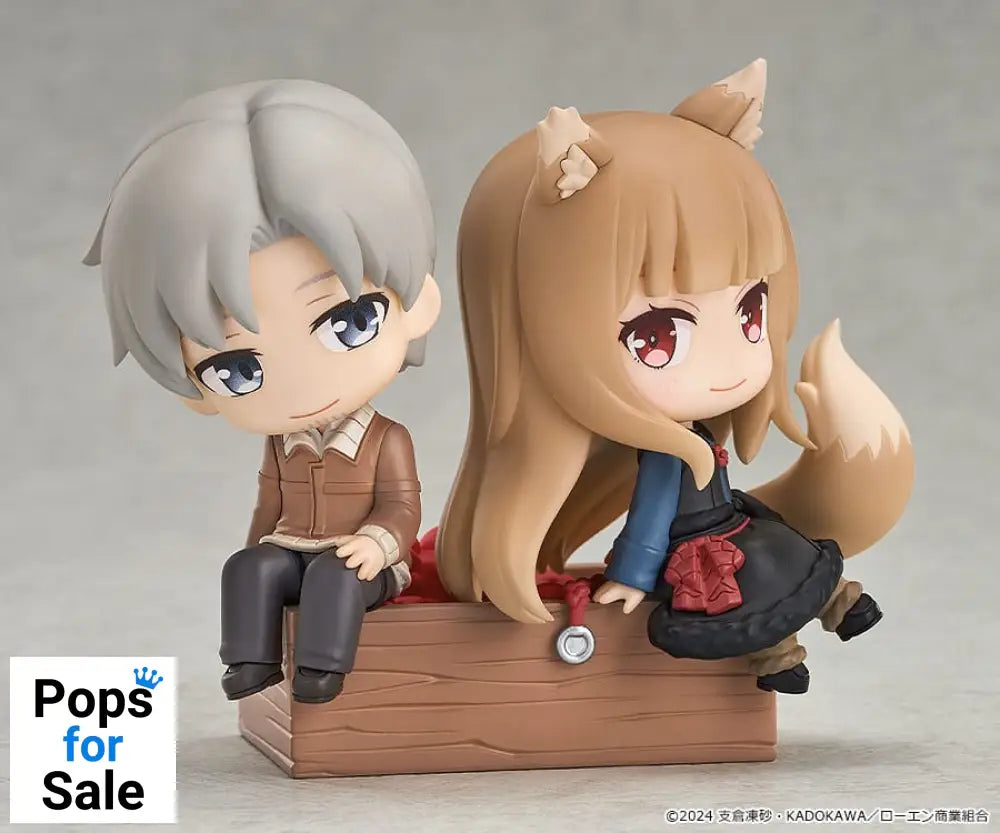 Spice and Wolf: Merchant Meets the Wise Wolf Mini Memory Mini Figure Lawrence & Holo 8 cm