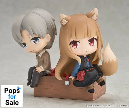 Spice and Wolf: Merchant Meets the Wise Wolf Mini Memory Mini Figure Lawrence & Holo 8 cm
