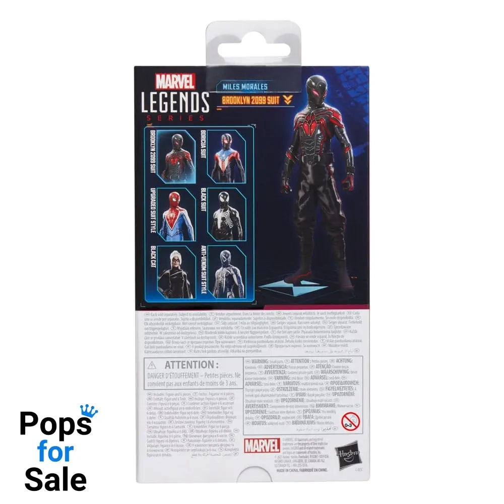 Spider-Man 2 Marvel Legends Gamerverse Action Figure Miles Morales (Brooklyn 2099 Suit) 15 cm