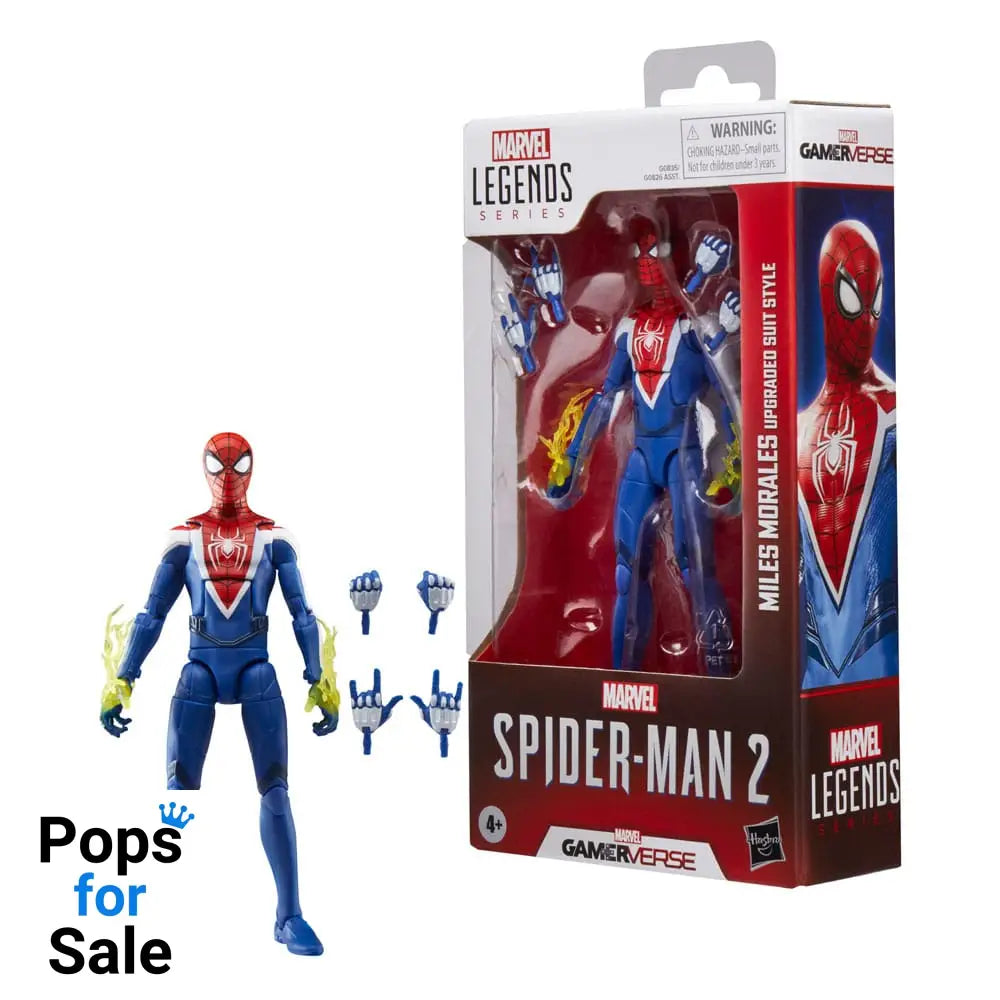 Spider-Man 2 Marvel Legends Gamerverse Action Figure Miles Morales (Upgraded Suit Style) 15 cm