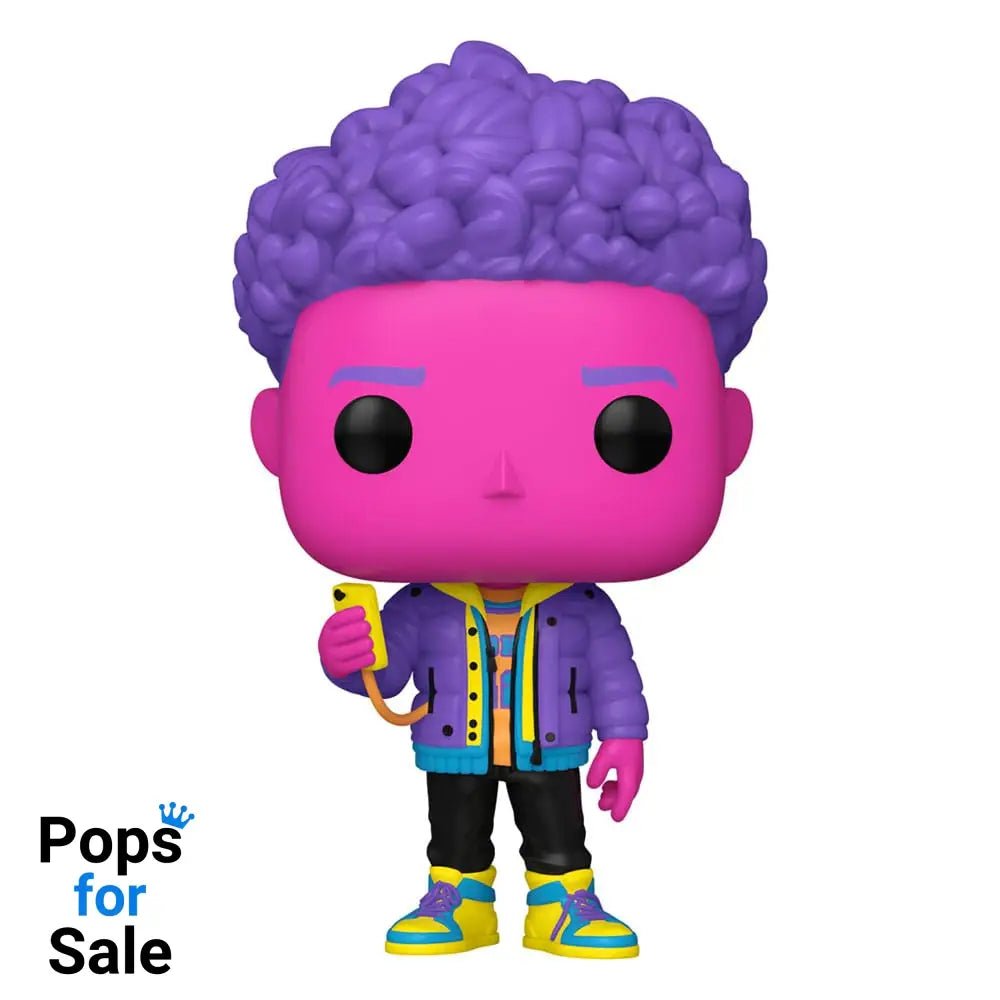 Spider-Man: Across the Spider-Verse POP! Marvel Vinyl Figure Miles Morales(BLKLT) Exclusive Edition 9 cm