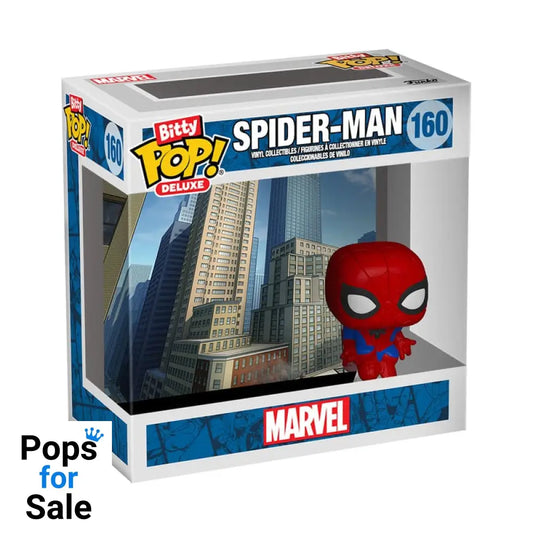 Spider-Man Bitty POP! Deluxe Vinyl Figure Spider-Man(Cityscape) Display (12) 2,5 cm Funko POP Mini-figures