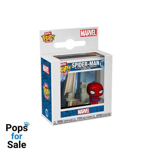Spider-Man Bitty POP! Deluxe Vinyl Figure Spider-Man(Cityscape) Display (12) 2,5 cm