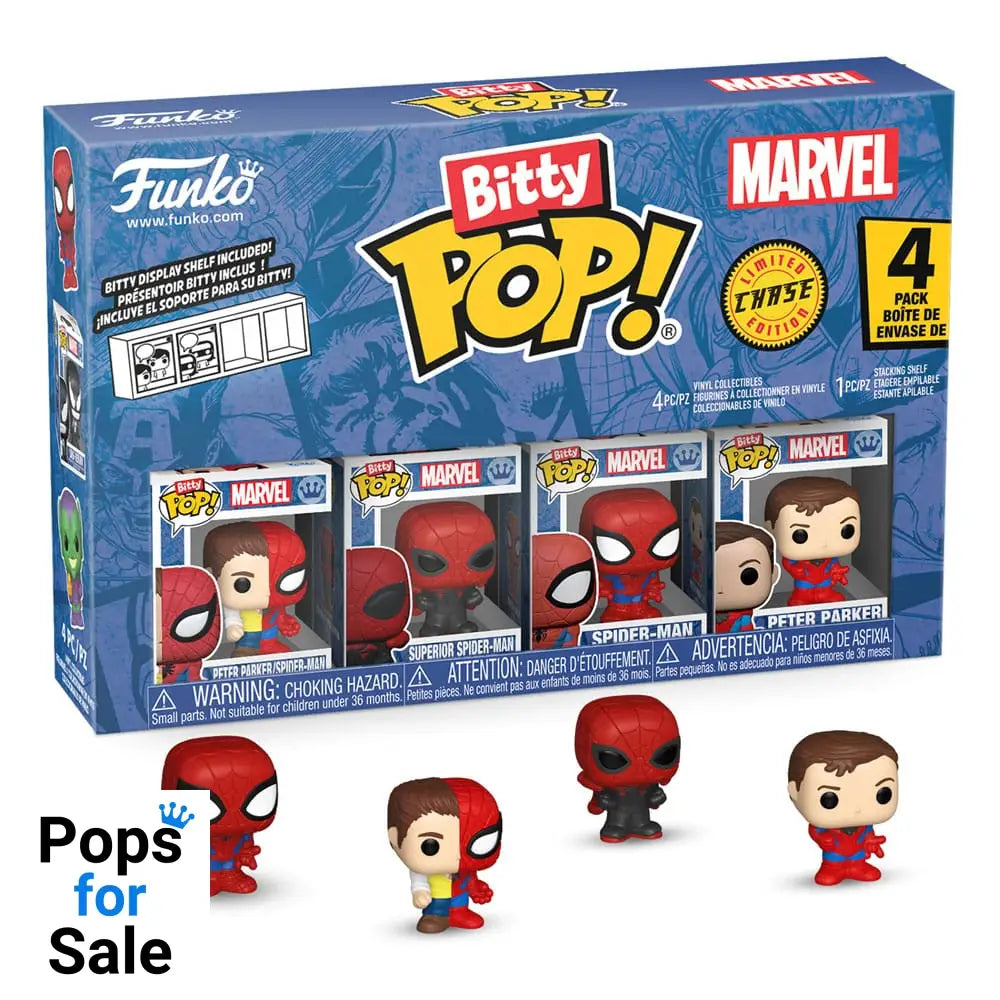Spider-Man Bitty POP! Vinyl Figure 4-Pack Series 4 2 cm Funko POP Mini-figures
