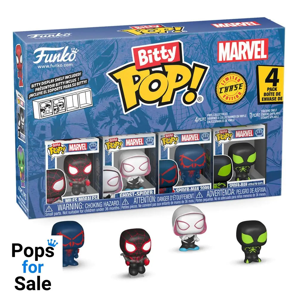 Spider-Man Bitty POP! Vinyl Figure 4-Pack Series 2 2 cm Funko POP Mini-figures