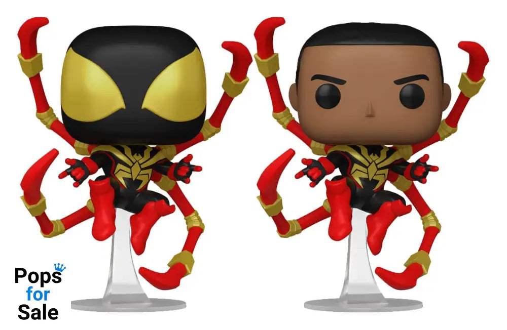 Spider-Man Comics POP! TV Vinyl Figures Miles IS w/CH 9 cm Assortment (6) POP! Figures