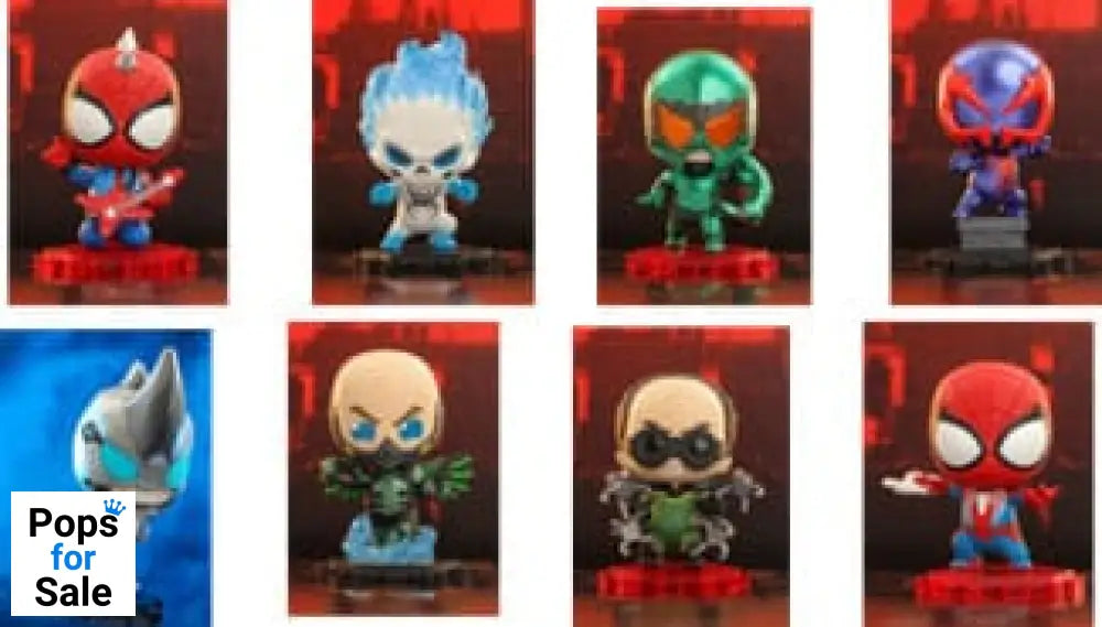 Spider-Man Cosbi Mini Figures 8 cm Blind Box Display (8)