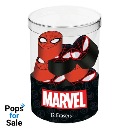 Spider-Man Erasers 12-Pack Stationery