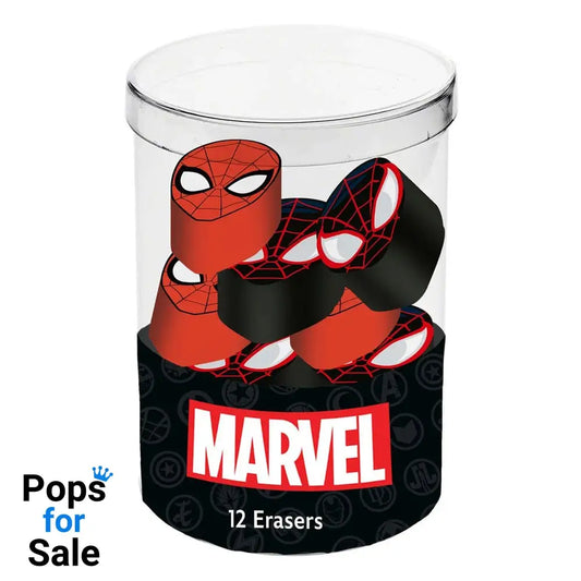 Spider-Man Erasers 12-Pack Stationery