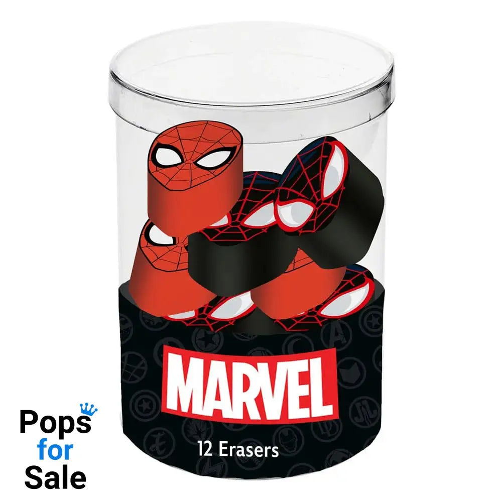 Spider-Man Erasers 12-Pack