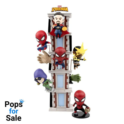 Spider-Man Hero Box Tower Series 2 Mini Figures 8 cm Display (6) Mini-figures