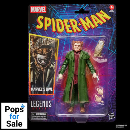 Spider-Man Marvel Legends Retro Action Figure Marvel's Owl 15 cm