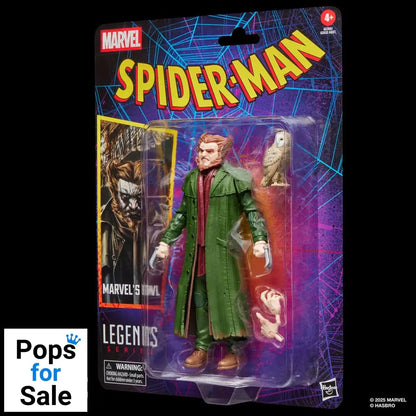 Spider-Man Marvel Legends Retro Action Figure Marvel's Owl 15 cm