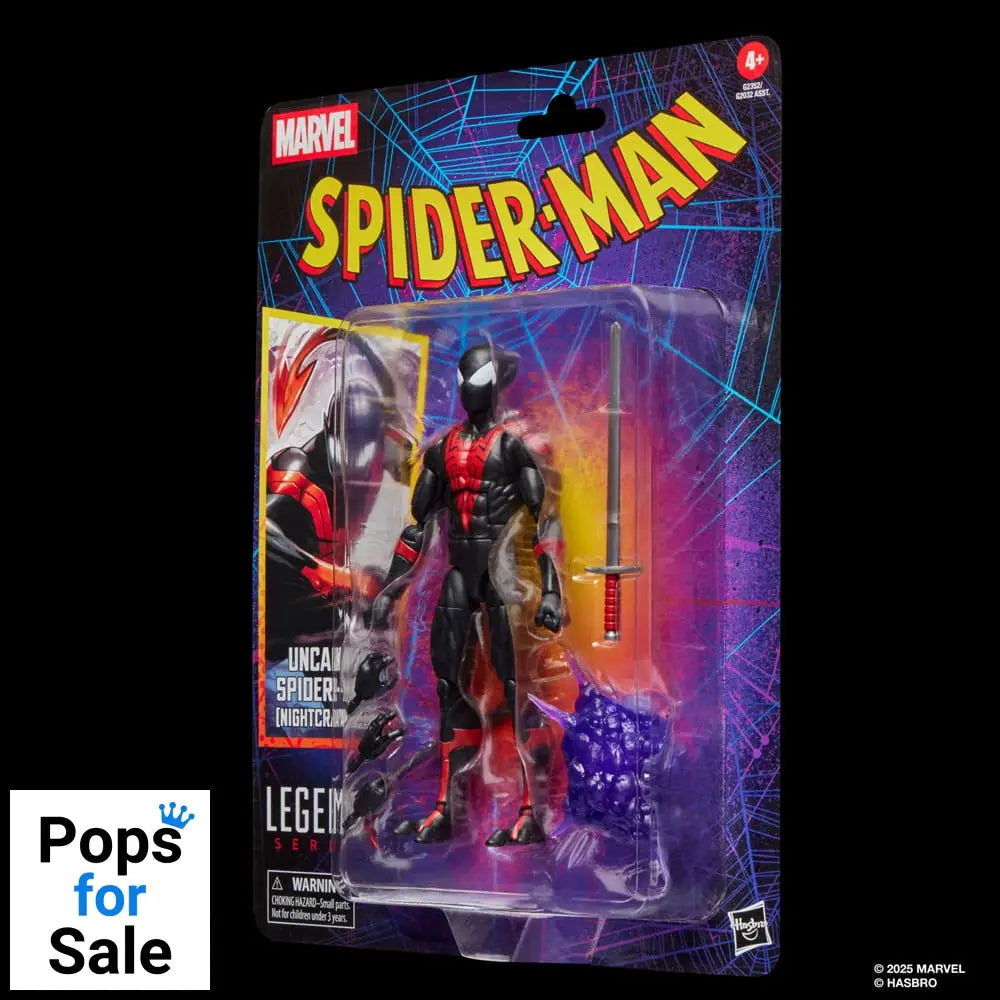 Spider-Man Marvel Legends Retro Action Figure Uncanny Spider-Man (Nightcrawler) 15 cm