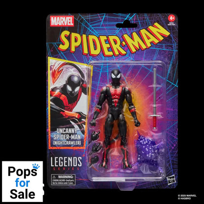 Spider-Man Marvel Legends Retro Action Figure Uncanny Spider-Man (Nightcrawler) 15 cm