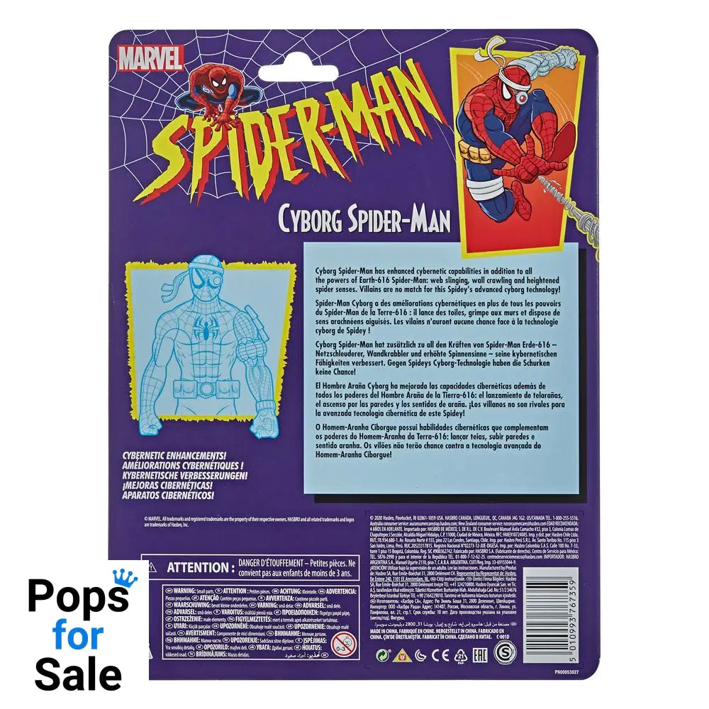 Spider-Man Marvel Retro Collection Action Figure Cyborg Spider-Man 15 cm