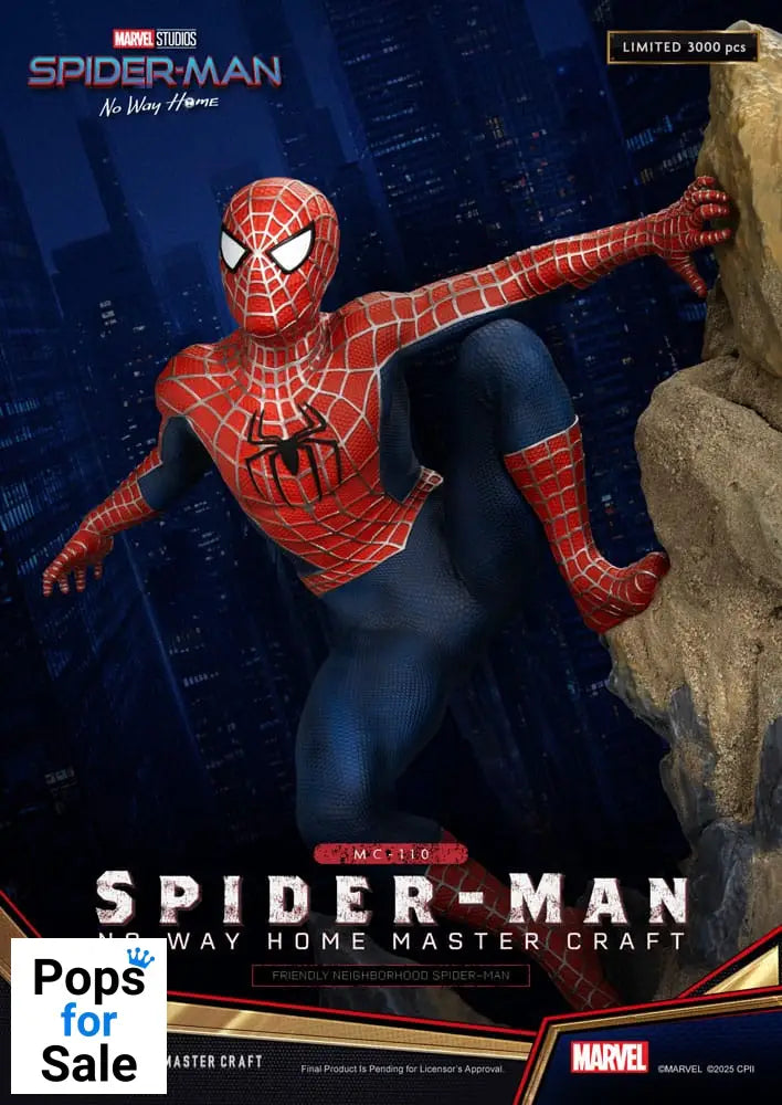 Spider-Man: No Way Home Master Craft Statue Friendly Neighborhood Spider-Man 36 cm