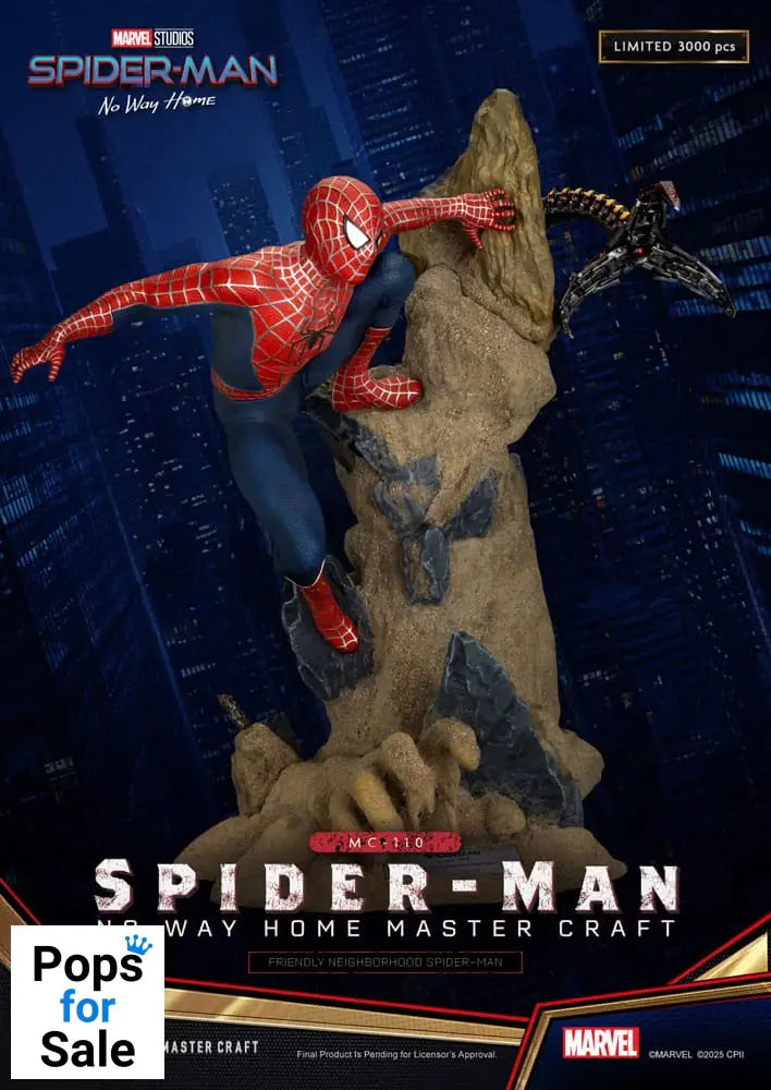 Spider-Man: No Way Home Master Craft Statue Friendly Neighborhood Spider-Man 36 cm