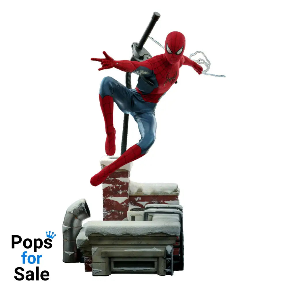 Spider-Man: No Way Home Movie Masterpiece Action Figure 1/6 Spider-Man (New Red and Blue Suit) (Deluxe Version) 28 cm