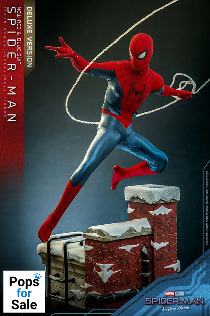 Spider-Man: No Way Home Movie Masterpiece Action Figure 1/6 Spider-Man (New Red and Blue Suit) (Deluxe Version) 28 cm