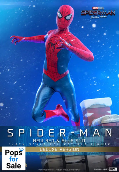 Spider-Man: No Way Home Movie Masterpiece Action Figure 1/6 Spider-Man (New Red and Blue Suit) (Deluxe Version) 28 cm