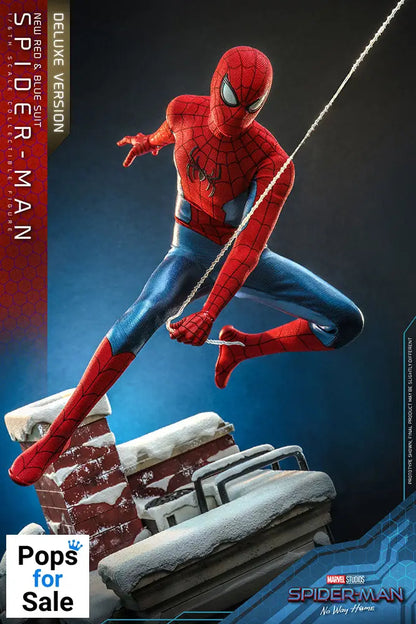 Spider-Man: No Way Home Movie Masterpiece Action Figure 1/6 Spider-Man (New Red and Blue Suit) (Deluxe Version) 28 cm