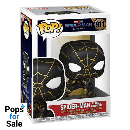Spider-Man: No Way Home POP! Vinyl Figure Spider-Man (Black & Gold Suit) 9 cm