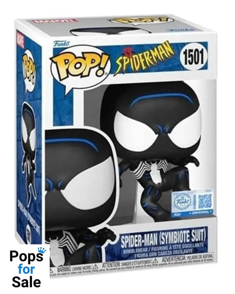 Spider-Man POP! Marvel Vinyl Figure Black Suit Spidey 9 cm