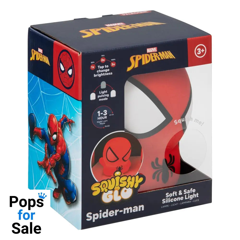 Spider-Man Squishy Glo Silicon Light 15 cm